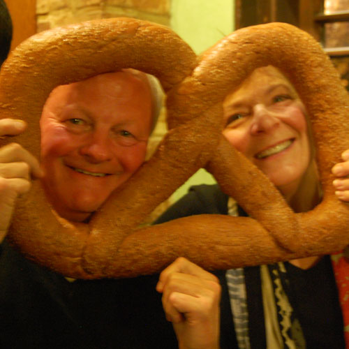 A lovely pretzel portrait