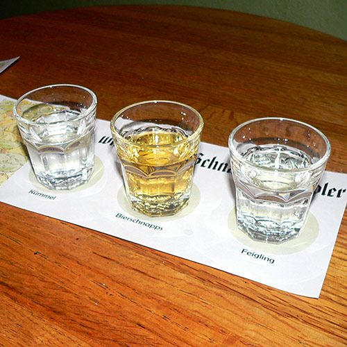 Schnapps flight!